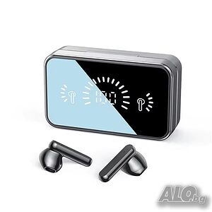 S20 Безжични Bluetooth 5.3 Слушалки с Дисплей Черни