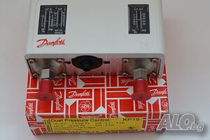 Пресостат DANFOSS комбиниран, обхват -0.2 ÷ 7.5 bar; 8.0 ÷ 32.0 bar