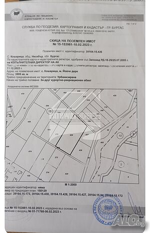 Парцел за инвестиция в м. ”Йовче дере” с. Кошарица