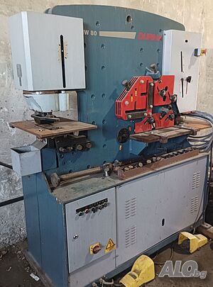Комбинирана хидравлична пресножица Ironworker DURMA IW 80/150, Плосък шлайф ШПХ 51