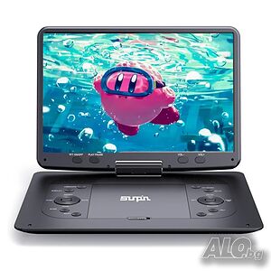 Преносим DVD плейър Sunpin PD1406 с голям въртящ се екран