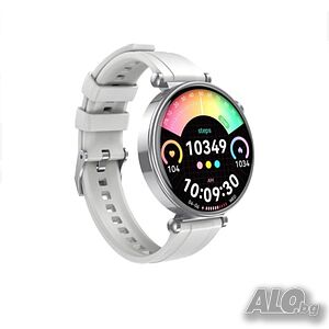 Смарт часовник XO GT4 Mini AMOLED Silver