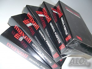 Видеокасета VHS MAXELL 180 минути