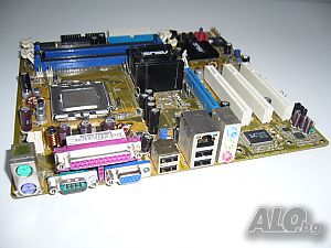 Дъно сокет 775 + Процесор Pentium4