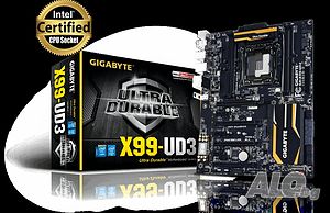 Дъно Gigabyte 2011 X99 + 24 ядрен процесор Xeon