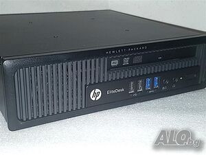 Утратънък настолен бизнес компютър HP EliteDesk 800 G1 /VPN клиент с Анти Банер