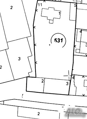 Продавам парцел 1223 м2 за жилищно застрояване до Стоматологичен факултет Пловдив