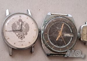 Часовници, ЗИМ Победа, Слава, Заря не работещи на части