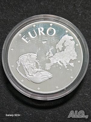 Продавам сребърна монета 10 000 лева от 1998 година, Ритон