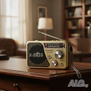 Преносимо радио WAXIBA XB-521 - FM/AM/SW, USB и AUX, акумулаторно