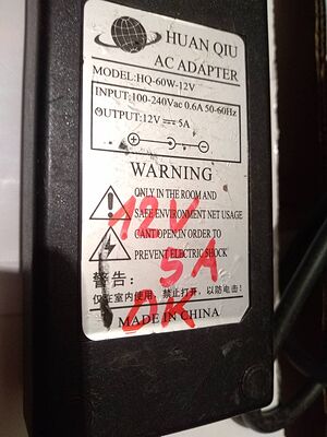 Адаптер захранване -SAMSUNG-12V. - 5A.