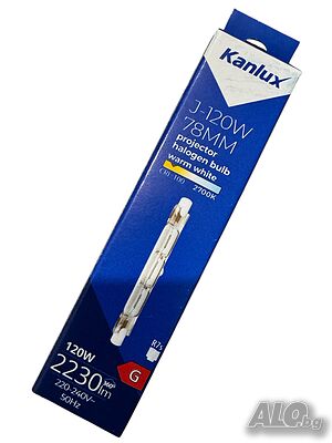 Халогенна крушка 120 W / 78 мм
