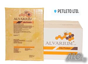 Алвариум VITA PTOTEIN - с витамини и прашец по 1 кг (със съдържание на сух протеин 15%)
