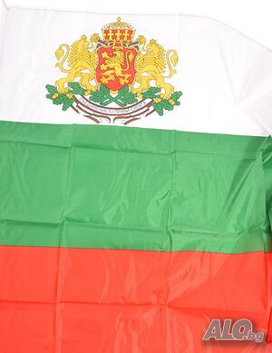 Знаме на Р. България с ГЕРБ 145 см Х 92 см
