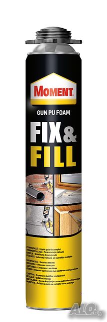 Пяна полиуретанова, пистолетна Moment Fix & Fill Gun PU Foam 700 мл