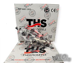 Канела сферична 3/4” със щуцер THS THERMOSTYLE