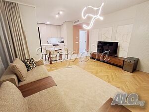 Луксозен тристаен апартамент в затворен комплекс с басейн в Овча купел