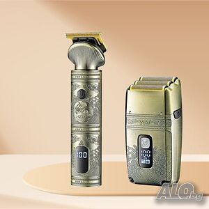 Професионален комплект тример и самобръсначка 2 в 1 VGR V-649 с метален корпус и луксозен дизайн