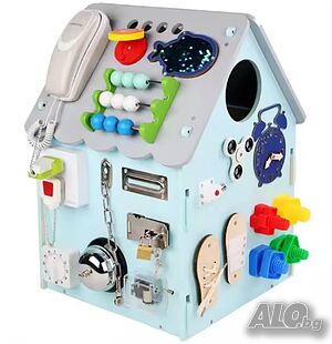 Busy Board Busy House / Бизиборд тип Къща за развитие на дечица