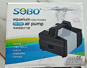 SOBO аквариумна въздушна помпа SB 30B 15W нова
