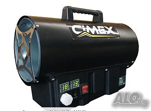 Газов калорифер 50.0kW, CIMEX LPG50-TC с редуцир вентил и маркуч