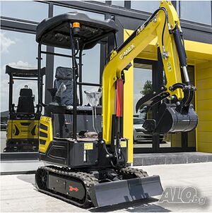 Мини багер Cimex CHE12RS без кабина