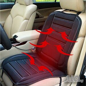 Подгряваща седалка за кола 12v подложка от 30 до 60 градуса Плюшена CAR SEAT