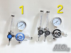 Редуцир-вентил/и с ротаметър,flowmeter за инертен газ-аргон, хелий