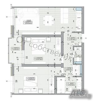 Тристаен апартамент от собственик в к-с Ариа 3