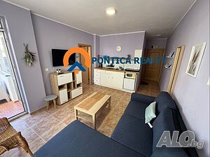 Двустаен в Слънчев Бряг- ниска такса, топ локация! Двустаен апартамент 44 кв.м Тухла 2010 г. 1 етаж Партер | Апартаменти | Слънчев бряг