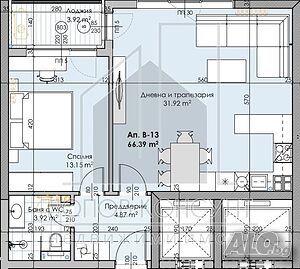 Двустаен апартамент, SP Residence 2