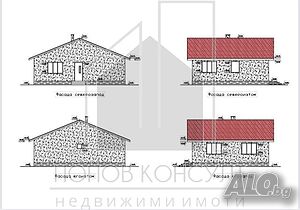Парцел с проект за къща в с. Костиево - готов за строителство!