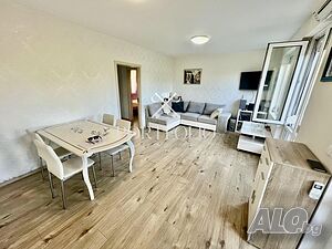 ​Напълно обзаведен тристаен апартамент без такса поддръжка, на 200 м от плажа в с. Равда