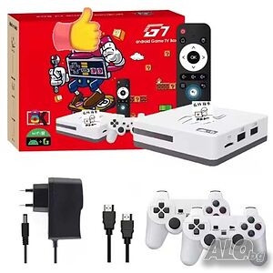 Игрова конзола G7 Android 13 Plus Gaming TV Box 30,000 + Games WIFI 2 дж