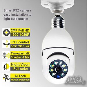 Куполна камера - Крушка COBRA 8 LED BULB YCC365+