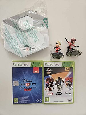 XBOX 360 Disney Infinity комплект 2 игри фигурки портал