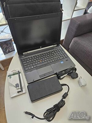 +Гаранция! Лаптоп HP Elitebook 8560W Intel Core i7-2620M / NVIDIA QUADRO 2GB / 8GB / 500GB