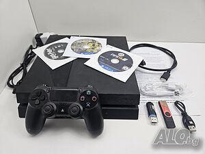ХАКНАТ! +35 игри! PS4 Playstation 4 Плейстейшън 4 500GB много игри комплект!