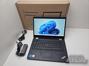 +Гаранция! Тъч! 2в1 Лаптоп Таблет Lenovo L13 Yoga Gen 2 Intel Core i5-1135G7 / 8GB RAM / 256GB SSD