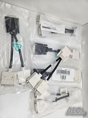 НОВИ! Преходник преход адаптер DMS-59 DMS59 към 2xDVI