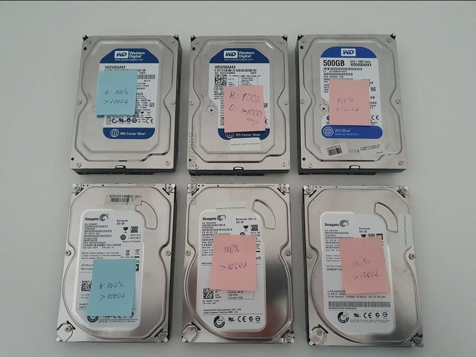 +Гаранция HDD Хард диск твърд диск 500GB, 320GB, 250GB перфектни! Твърд диск | Компютърни компоненти, резервни части | Пловдив