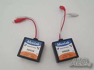 Hi-Fi Balun Видео - аудио Балун преходник съединение RJ-45 RCA