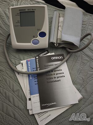 Апарат за измерване на кръвно налягане OMRON MX2 Basic - Отлично състояние, пълен комплект - 29 €