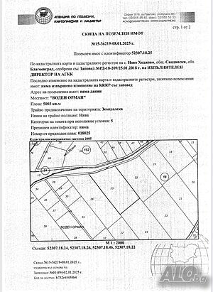 Нива в землището на с. Враня