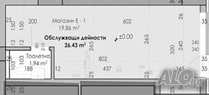 Пред Акт 16! Магазин, 31 кв.м., кв. Кючук Париж