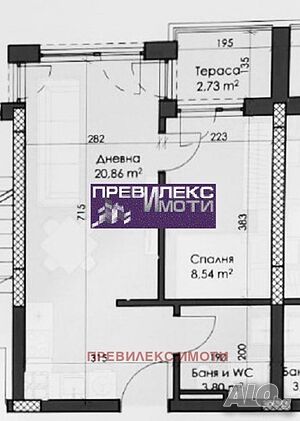 компактен апартамент в строеж