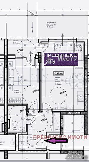 партерен апартамент с една спалня