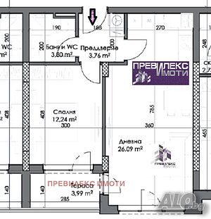 Продажба 2-стаен гр. Пловдив - Каменица 2 70m²