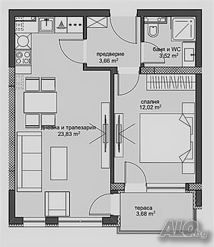 апартаменти в строеж, с акт 14