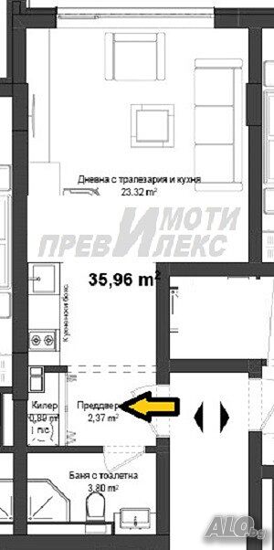 малко жилище в строеж
